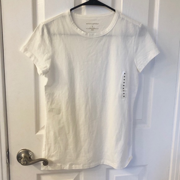 Banana Republic Tops - Banana Republic White Tee